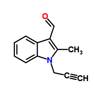 2-Methyl-1-prop-2-ynyl-1h-indole-3-carbaldehyde Structure,842973-82-4Structure