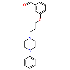 3-(3-(4-Phenylpiperazin-1-yl)propoxy)benzaldehyde Structure,84344-47-8Structure