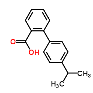 4-Isopropylbiphenyl-2-carboxylic acid Structure,84392-25-6Structure