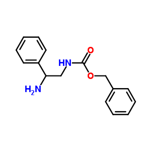 (2-Amino-2-phenyl-ethyl)-carbamic acid benzyl ester Structure,84477-93-0Structure