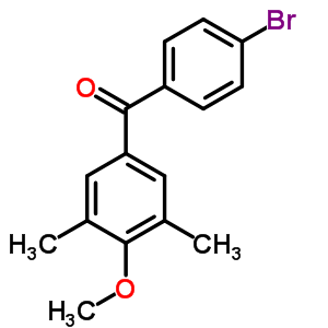 4-Bromo-3,5-dimethyl-4-methoxybenzophenone Structure,844879-14-7Structure