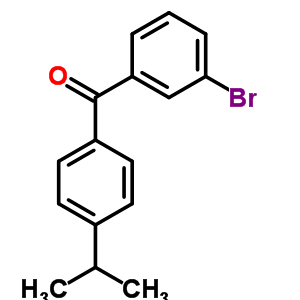 3-Bromo-4-iso-propylbenzophenone Structure,844879-27-2Structure