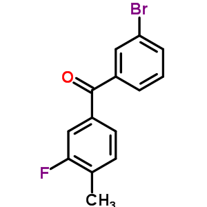 3-Bromo-3-fluoro-4-methylbenzophenone Structure,844879-55-6Structure