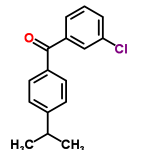 3-Chloro-4-iso-propylbenzophenone Structure,844884-92-0Structure