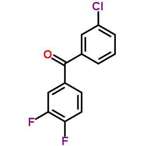 3-Chloro-3,4-difluorobenzophenone Structure,844884-94-2Structure