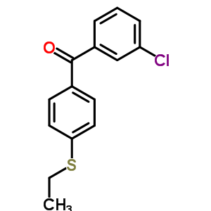 3-Chloro-4-(ethylthio)benzophenone Structure,844884-99-7Structure