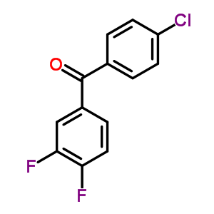 4-Chloro-3,4-difluorobenzophenone Structure,844885-01-4Structure