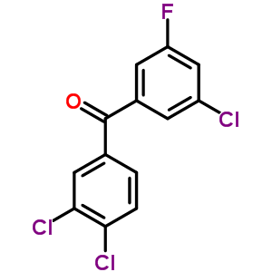 5-Fluoro-3,3,4-trichlorobenzophenone Structure,844885-33-2Structure