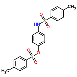 4-Methyl-n-[4-(4-methylphenyl)sulfonyloxyphenyl]benzenesulfonamide Structure,84573-28-4Structure