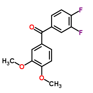 3,4-Difluoro-3,4-dimethoxybenzophenone Structure,845781-07-9Structure