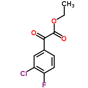 Ethyl 3-chloro-4-fluorobenzoylformate Structure,845790-53-6Structure