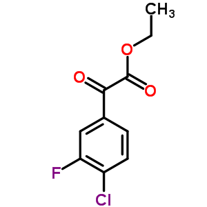 Ethyl 4-chloro-3-fluorobenzoylformate Structure,845790-56-9Structure