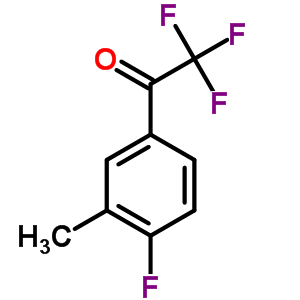 4-Fluoro-3-methyl-2,2,2-trifluoroacetophenone Structure,845823-10-1Structure