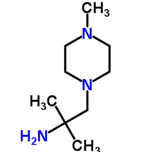 1,1-Dimethyl-2-(4-methyl-piperazin-1-yl)-ethylamine Structure,84725-48-4Structure