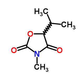 3-Methyl-5-propan-2-yl-oxazolidine-2,4-dione Structure,84729-45-3Structure