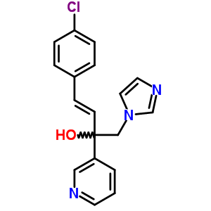 (3E)-4-(4-chlorophenyl)-1-(1h-imidazol-1-yl)-2-pyridin-3-ylbut-3-en-2-ol Structure,847670-71-7Structure