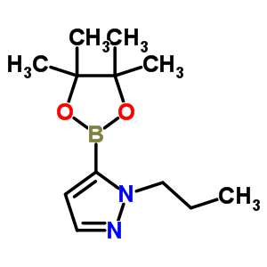 1-Propyl-5-(4,4,5,5-tetramethyl-1,3,2-dioxaborolan-2-yl)-1h-pyrazole Structure,847818-76-2Structure