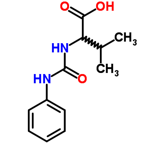 2-[(Anilinocarbonyl)amino]-3-methylbutanoic acid Structure,84860-35-5Structure