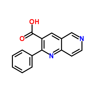 2-Phenyl-1,6-naphthyridine-3-carboxylic acid Structure,849020-81-1Structure