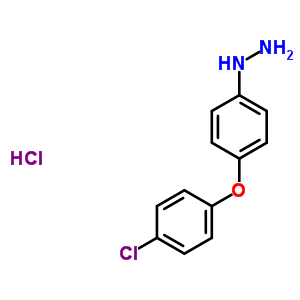 [4-(4-Chlorophenoxy)phenyl]hydrazine hydrochloride Structure,849021-09-6Structure