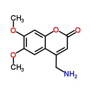 4-(Aminomethyl)-6,7-dimethoxycoumarin Structure,849042-47-3Structure