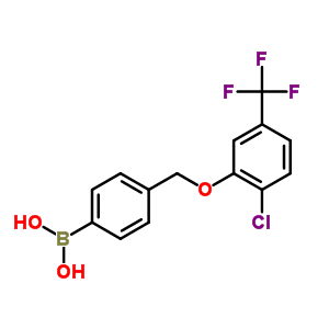 4-[(2’-Chloro-5’-(trifluoromethyl)phenoxy)methyl]phenylboronic acid Structure,849062-05-1Structure