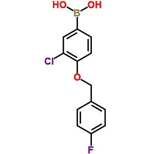 3-Chloro-4-(4-fluorobenzyloxy)phenylboronic acid Structure,849062-39-1Structure