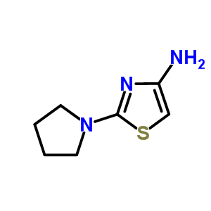 2-(Pyrrolidin-1-yl)thiazol-4-amine Structure,849091-89-0Structure