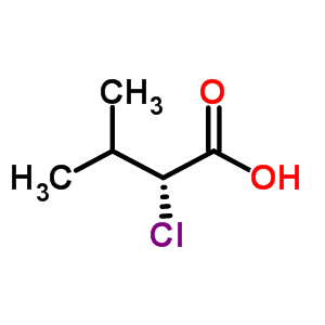 (R)-2-氯-3-甲基丁酸結(jié)構(gòu)式_84918-96-7結(jié)構(gòu)式