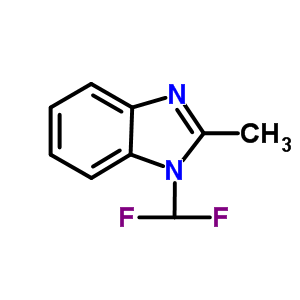 1H-benzimidazole,1-(difluoromethyl)-2-methyl-(9ci) Structure,84941-16-2Structure