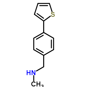 N-methyl-n-(4-thien-2-ylbenzyl)amine Structure,850375-04-1Structure