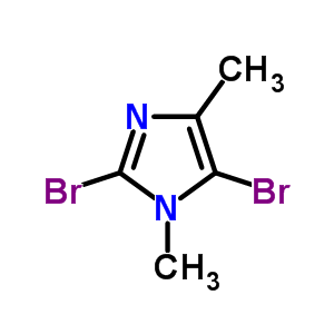 2,5-Dibromo-1,4-dimethyl-1H-imidazole Structure,850429-58-2Structure