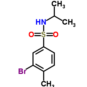 N-isopropyl 3-bromo-4-methylbenzenesulfonamide Structure,850429-66-2Structure