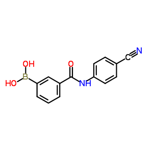 3-(4-Cyanophenyl)aminocarbonylphenylboronic acid Structure,850567-36-1Structure