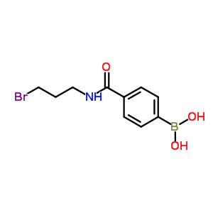 4-(3-Bromopropylcarbamoyl)benzeneboronic acid Structure,850567-41-8Structure