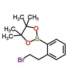 2-(2-Bromoethyl)benzeneboronic acid, pinacol ester Structure,850567-53-2Structure