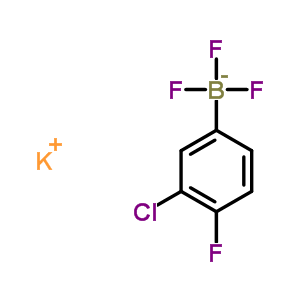 Potassium (3-chloro-4-fluorophenyl)trifluoroborate Structure,850623-59-5Structure