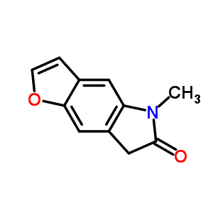 5-Methyl-6-oxo-6,7-dihydro-furo[2,3-f]indole Structure,851682-16-1Structure