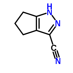 1,4,5,6-Tetrahydro-3-cyclopentapyrazolecarbonitrile Structure,851776-29-9Structure