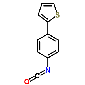 2-(4-Isocyanatophenyl)thiophene Structure,852180-40-6Structure