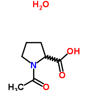 1-Acetyl-2-pyrrolidinecarboxylic acid hydrate Structure,852228-03-6Structure