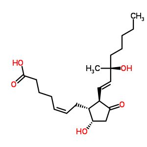 15(S)-15-甲基前列腺素D2結構式_85280-90-6結構式