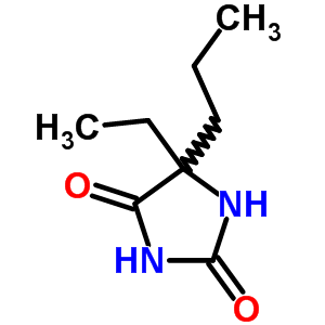 2,4-Imidazolidinedione,5-ethyl-5-propyl- Structure,85320-28-1Structure