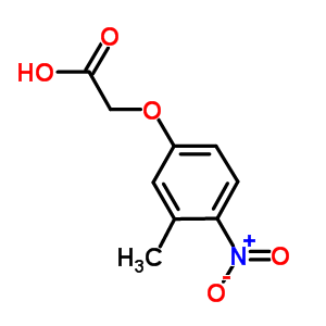 (3-Methyl-4-nitrophenoxy)acetic acid Structure,85444-81-1Structure