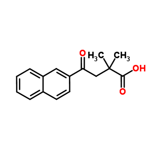 2,2-Dimethyl-4-(2-naphthyl)-4-oxobutyric acid Structure,854648-79-6Structure