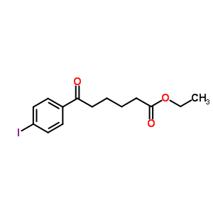 Ethyl 6-(4-iodophenyl)-6-oxohexanoate Structure,854658-72-3Structure