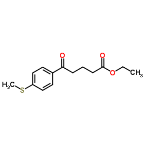 Ethyl 5-[4-(methylsulfanyl)phenyl]-5-oxopentanoate Structure,854859-01-1Structure