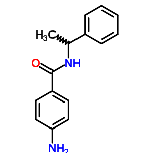 4-Amino-N-(1-phenylethyl)benzamide Structure,85592-75-2Structure