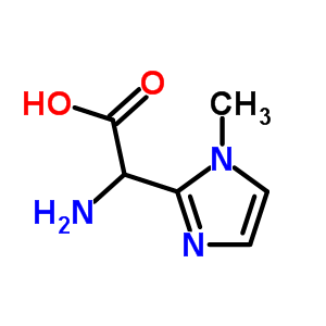 Amino-(1-methyl-1h-imidazol-2-yl)-acetic acid Structure,85692-43-9Structure