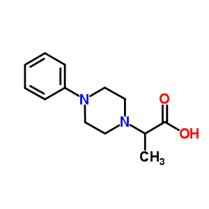 2-(4-Phenylpiperazin-1-yl)propanoic acid Structure,856929-62-9Structure